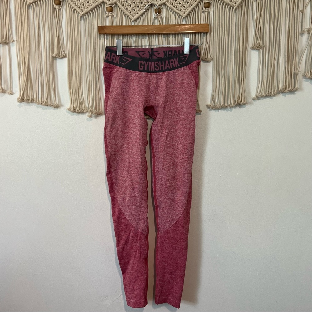 GymShark | shape lifting seamless pink athletic leggings size small - Picture 2 of 11